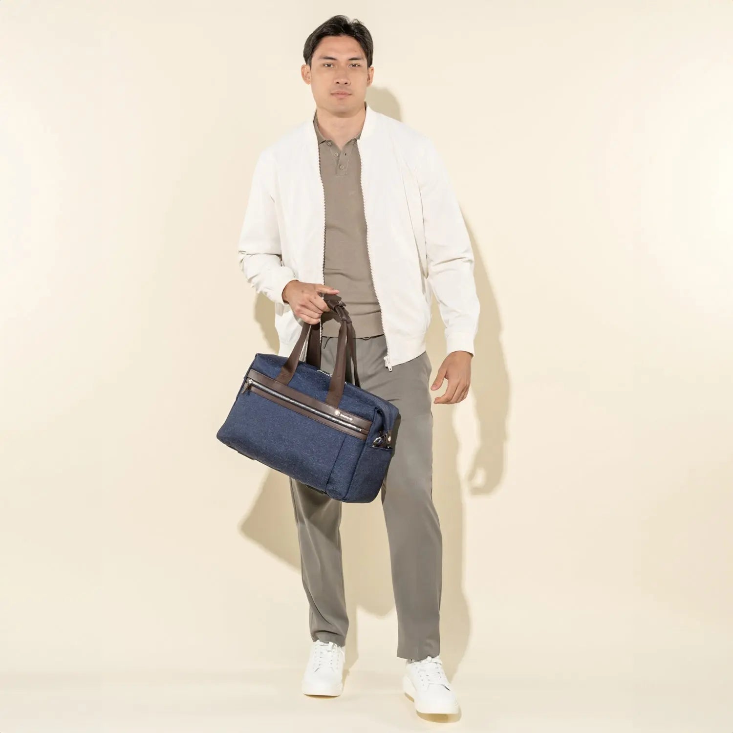 Travelpro Platinum Elite UnderSeat Tote in True Navy - lifestyle