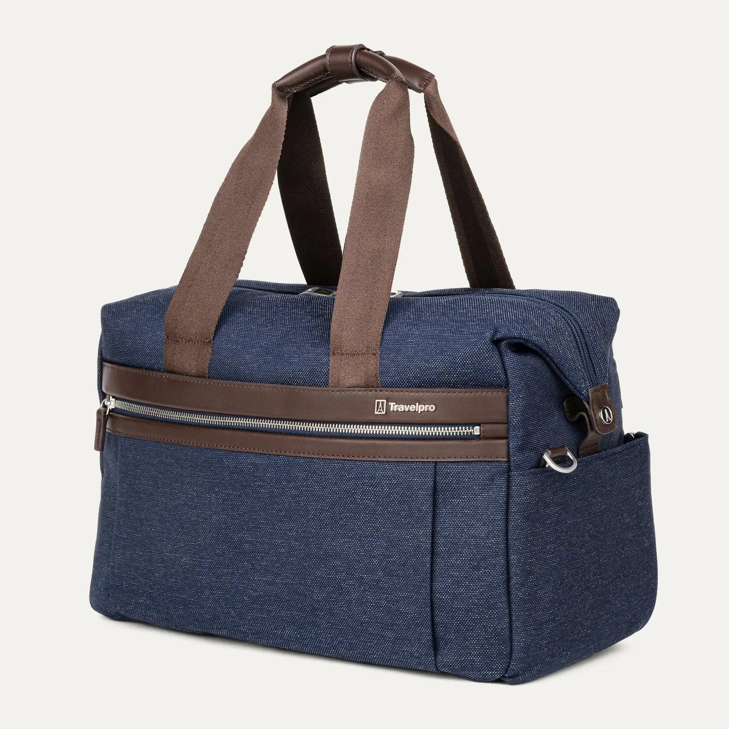 Travelpro Platinum Elite UnderSeat Tote in True Navy - side view