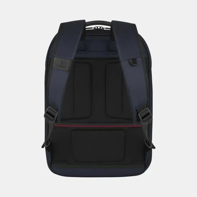 Victorinox Werks Traveler 7.0 Compact Backpack, Backpack with 14'' Laptop and 11'' Tablet Compartment, Navy Blue