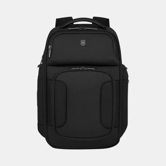 Victorinox Werks Traveler 7.0 Deluxe Backpack, Backpack with 15.6'' Laptop and 11'' Tablet Compartment, Black