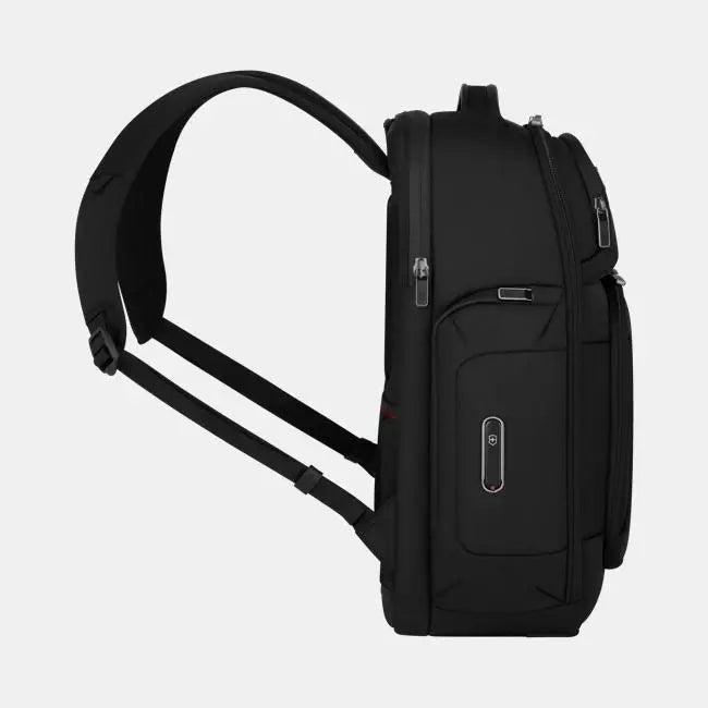 Victorinox Werks Traveler 7.0 Deluxe Backpack, Backpack with 15.6'' Laptop and 11'' Tablet Compartment, Black
