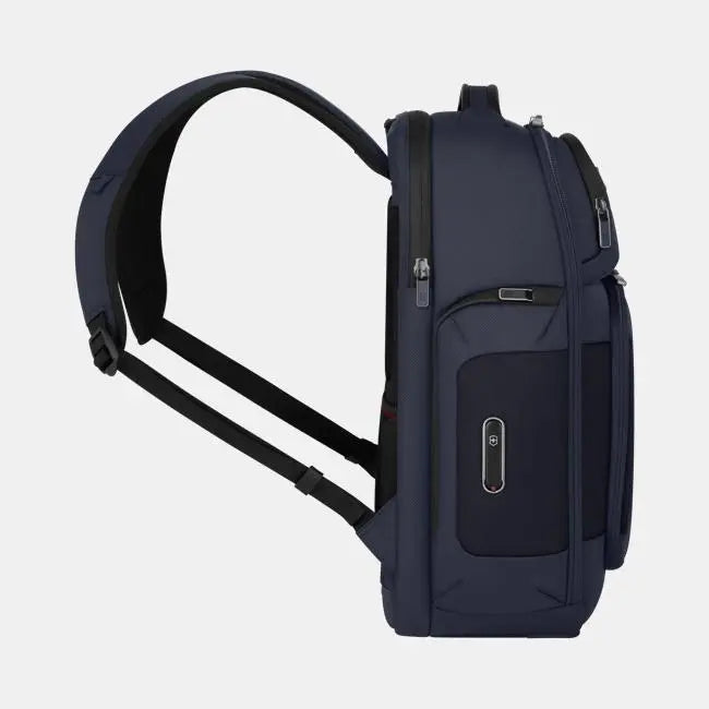 Victorinox Werks Traveler 7.0 Deluxe Backpack, Backpack with 15.6'' Laptop and 11'' Tablet Compartment, Navy Blue