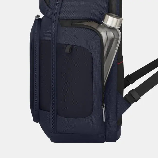 Victorinox Werks Traveler 7.0 Deluxe Backpack, Backpack with 15.6'' Laptop and 11'' Tablet Compartment, Navy Blue