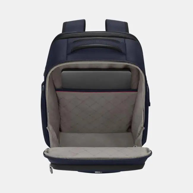 Victorinox Werks Traveler 7.0 Deluxe Backpack, Backpack with 15.6'' Laptop and 11'' Tablet Compartment, Navy Blue