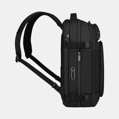 Victorinox Werks Traveler 7.0 Boarding Bag, Backpack with 15.6'' Laptop and 11'' Tablet Compartment, Black