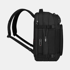 Victorinox Werks Traveler 7.0 Boarding Bag, Backpack with 15.6'' Laptop and 11'' Tablet Compartment, Black