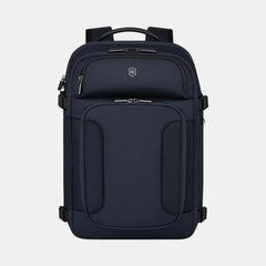 Victorinox Werks Traveler 7.0 Boarding Bag, Backpack with 15.6'' Laptop and 11'' Tablet Compartment, Navy Blue