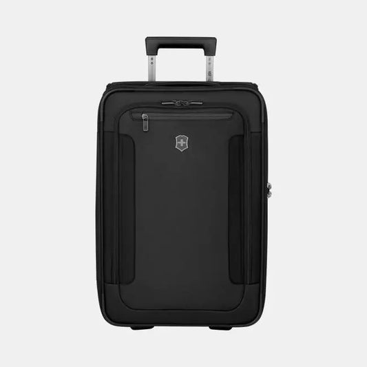 Victorinox Werks Traveler 7.0 2-Wheel Frequent Flyer Carry-On, 2-Wheel Softside Expandable Cabin Case, Black
