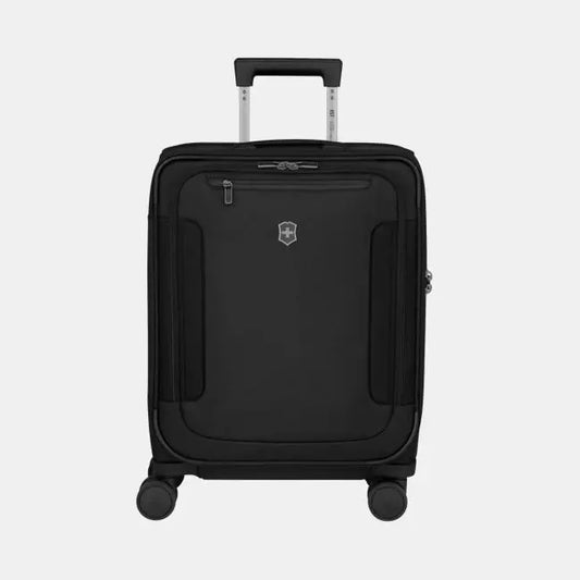 Victorinox Werks Traveler 7.0 Global Carry-On, 8-Wheel Softside Expandable Cabin Case, Black