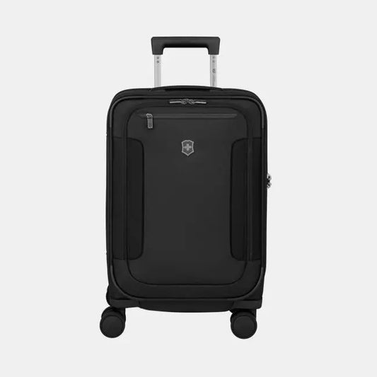 Victorinox Werks Traveler 7.0 Frequent Flyer Carry-On, 8-Wheel Softside Expandable Cabin Case, Black