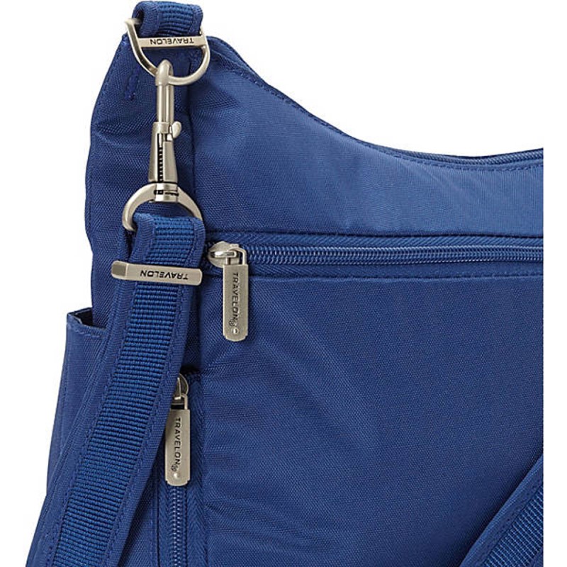 Travelon Anti Theft Classic Crossbody Bucket Bag 